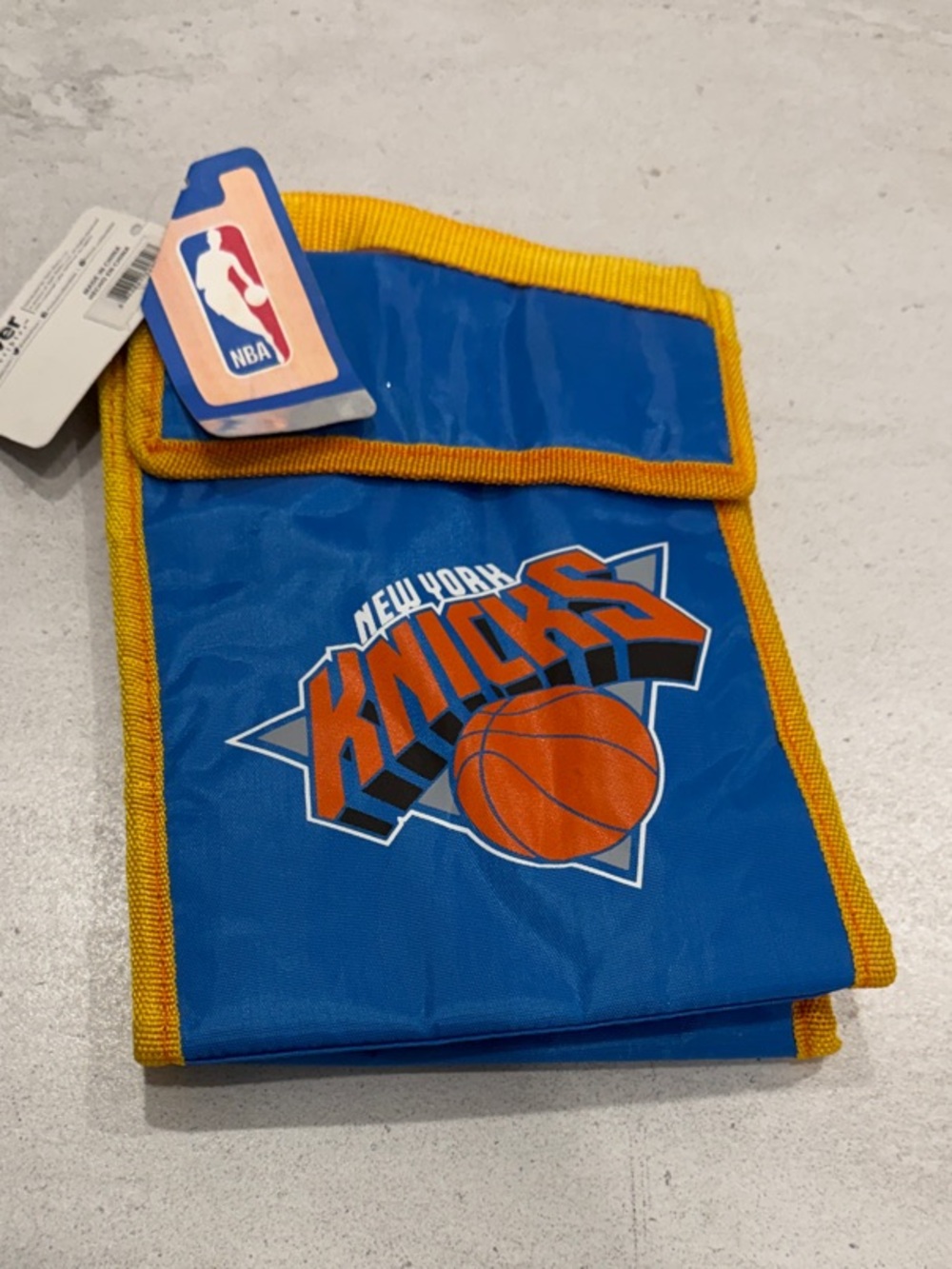 New York Knicks Kids Blue & Orange cooler lunchbox - NBA